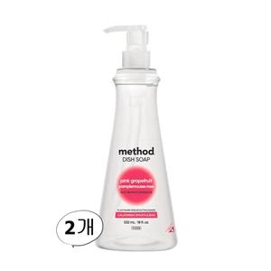 LG생활건강 메소드 주방세제 핑크 532ML 2개