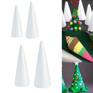 폼 콘, 폴리스티렌 폼 팁 콘, 크리스마스 트리 공예, DIY 페인팅, 삼각형 트리 재료, 홈 크리스마스 장식
