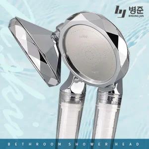 병준 앤스킨 샤워기 NS-302 - 리필용 필터 3개 증정 녹물차단 국내생산