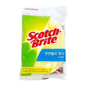 3M 천연펄프 망사 수세미