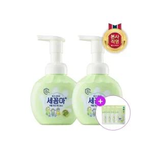 [온더바디]온더바디 세꼼마 버블 핸드워시 그린허브향 250ML x 2개 + 리필 200ML x 4개