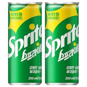 스프라이트 250ml x 60캔 (30캔x2박스)