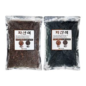 화산석 약2L.화산사 용암석 자갈 돌 자연석 원예 화분 어항 꾸미기 마감재 바닥재