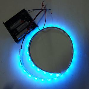 5V LED 단색바 레드 블루 그린 핑크 5V건전지 USB보조배터리 LED DIY 튜닝