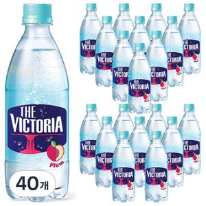 더빅토리아 음료 편의점 실속팩 자두 탄산수 40개 500ml