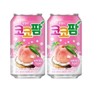 코코팜 피치핑크 복숭아 340ml/ 20캔