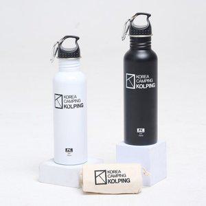 콜핑 스테인레스 등산 물병 750ML 파우치증정