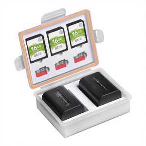 카메라 배터리 BLG10 NPFW50 NPFV50 NPW126 보관함 SD TF 카드