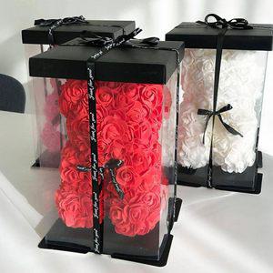 시들지 않는 비누꽃 곰돌이 인형 로즈베어 LED장식 프로포즈 기념일 졸업식 선물