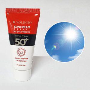 케이 솔레지오 여행용 바디 썬크림 50ml 50+ 자외선 햇빛 차단 튜브형썬크림