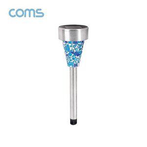 [셀러허브 패션][JHQRMZQN_4B]Coms 조명 태양광 정원등 블루 600mAh