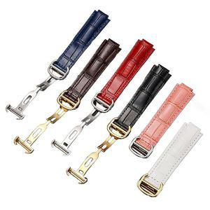 발롱블루 시계호환 가죽 밴드 시계줄 레더 스트랩 Cartier 14-22mm
