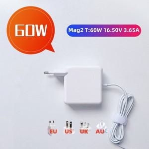 애플 맥북 프로용 T mag 노트북 전원 어댑터 충전기 60W 13 인치 A1435 A1502 16.5V 3.65A