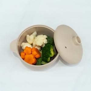 리브야 실리콘 찜기 450ml 베이지, 1개