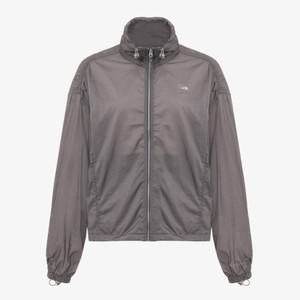 노스페이스 여자 간절기 경량 바람막이 자켓 25SS 여성 셔링 자켓 NJ3LR33L GRY