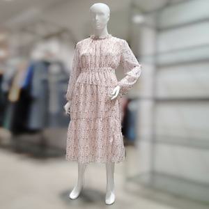 [SI] SI뒷밴딩 러플 시스루 원피스SIOAC25600