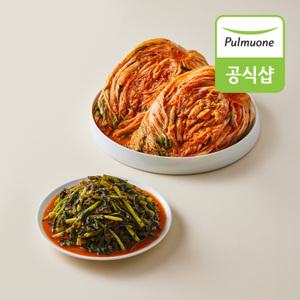 [생산직송] 풀무원 사계절 아삭 포기김치 4kg+열무김치 2kg