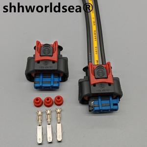 shhworldsea 3핀 3.5mm 시리즈 1928405523   1928A00517 MAP 센서 플러그 디젤 분사 펌프 커넥터 자동 소켓