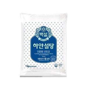 [셀러허브]백설 하얀설탕1KG 16개 (1박스) (S36193600)