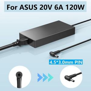 ASUS Zenbook Flip 15 Q528EH Q538EI UX534F Q537F Q506 전원 코드 어댑터 공급 장치20V 6A 120W 노트북 충