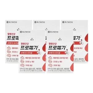 종근당건강 프로메가 오메가3 트리플 장용성캡슐 654mg x 60캡슐 x 5박스