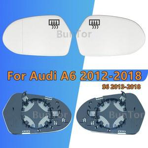 Audi A6 C7 2012-2018 왼쪽 오른쪽 백미러/자동차 부품/RS6 2013-2018 사이드 윙 미러 유리/4G 0857535 4G