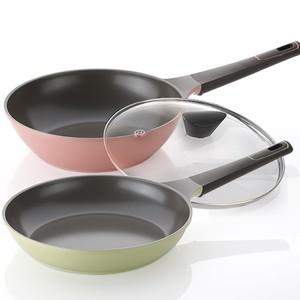 네오플램 에콜론 후라이팬 아미 2종 세트 팬26cm + 웍26cm 유리뚜껑