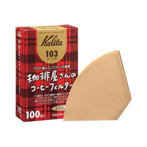 칼리타 커피샵 커피필터 4 7인용 화이트 100매 103