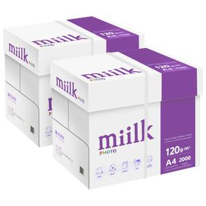 밀크 A4 복사용지(A4용지) 120g 2000매 2BOX