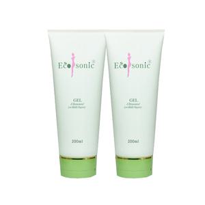 에코소닉 초음파젤 200ml * 2개입 얼굴용 미용 마사지 젤