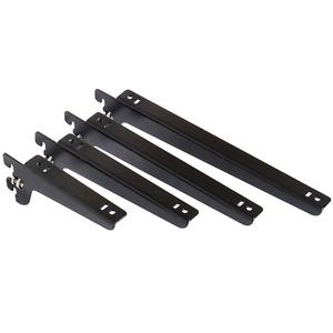35피치 찬넬 강화형 목재 선반받침 블랙 150~400mm / 인테리어 벽선반 지지대 받침대 공간 DIY 목재날개
