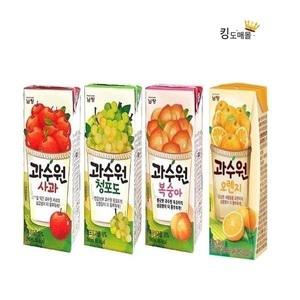 남양 과수원 청포도 190mlx24 /복숭아 사과 오렌지