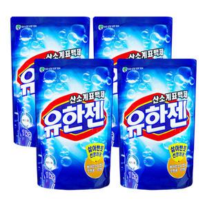 유한젠 산소계표백제(분말형)리필1kg x4개/세탁세제
