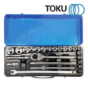 도쿠 TK004090 1/2인치 소켓 렌치 복스알 핸들 세트 24P