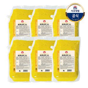 [사조대림] 허니머스터드 소스 2kg x6개