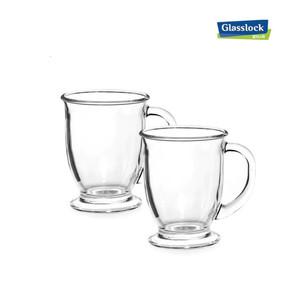 글라스락 비너스 그립머그 450ml 1 + 1 / 유리컵 머그컵 물컵 커피잔