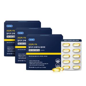 세비톨 초임계 rTG 알티지 오메가3 에어락, 850mg x 120캡슐, 3세트