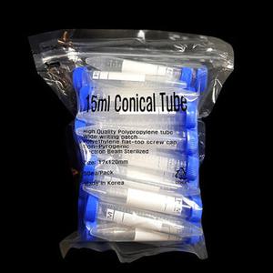 코니칼 튜브 15ml 코니컬 케미칼 실험 눈금 원심 분리 뚜껑 캡 생명 과학 실험 연구 도구 물품 멸균