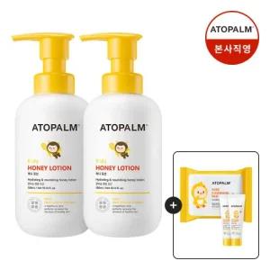 [아토팜]키즈 허니 로션 300mlX2 +(클렌징패드+선로션10g*2 8/11~17일)