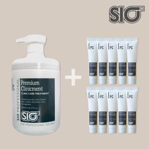 (정품) 시오 전문가용 프리미엄 클리닉 트리트먼트 대용량 1,000ml + 미니어처(30ml) 10개