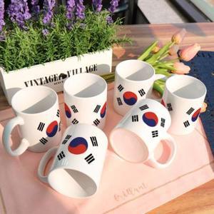 cc633-디자인머그컵6p-우리나라태극기