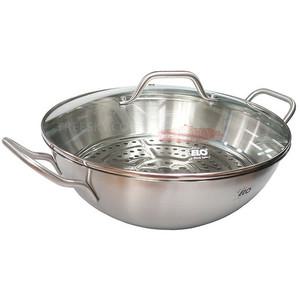 독일ELO 삼중바닥 스테인리스 인덕션 1단찜솥 궁중전골 양수냄비-28cm 1개