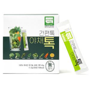 산마을 동결건조 스틱분말 간편톡 야채톡, 양배추, 보리새싹, 쌀눈, 미강, 레몬톡 곡물가루