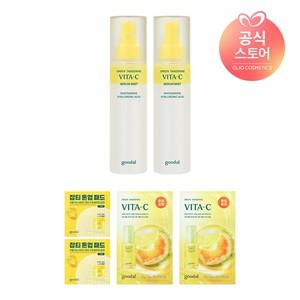 청귤 비타C 세럼 미스트 25AD x2 [사은]청귤잡티케어패드알파샤셰2매+청귤세럼마스크알파2매