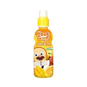 [본사직영] 롯데 브레드이발소 오렌지,망고 235ml x 24펫