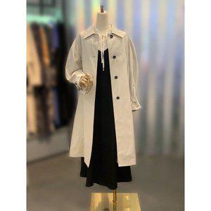 갤러리아 ab.f.z 루즈핏 맥카라 밸티드 롱 트렌치코트 ACY5QR01G1
