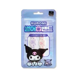 산리오 쿠로미 캐릭터 썸머 향 밴드 2p 어린이 여름 캠핑 용품 벌레 차단 퇴치 방향제 팔찌 1개