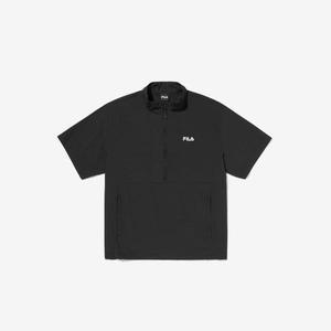 [FILA] 시어서커 반팔 아노락 (FS2JKG2408X_BLK)