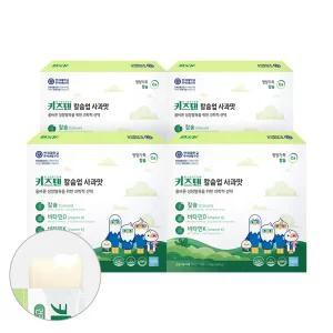 [연세 키즈텐] 칼슘업 사과맛 성장기 어린이 뼈건강, 칼슘 영양제 비타민 D 유아젤리 20g 30포, 4박스