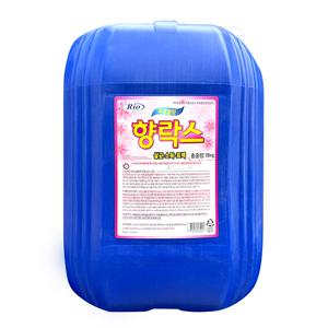 리오 향락스 18kg 후로랄향 락스 대용량 업소용 말통 살균 소독 표백 청소